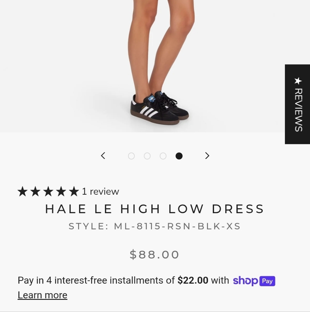Michael Lauren Hale Le High Low dress - Picture 6 of 13